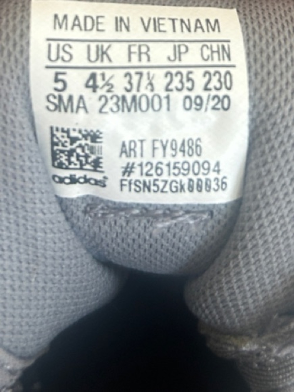 NEW adidas kids, men or women’s Gray Sneakers with Blue Stripes - Picture 7 of 13